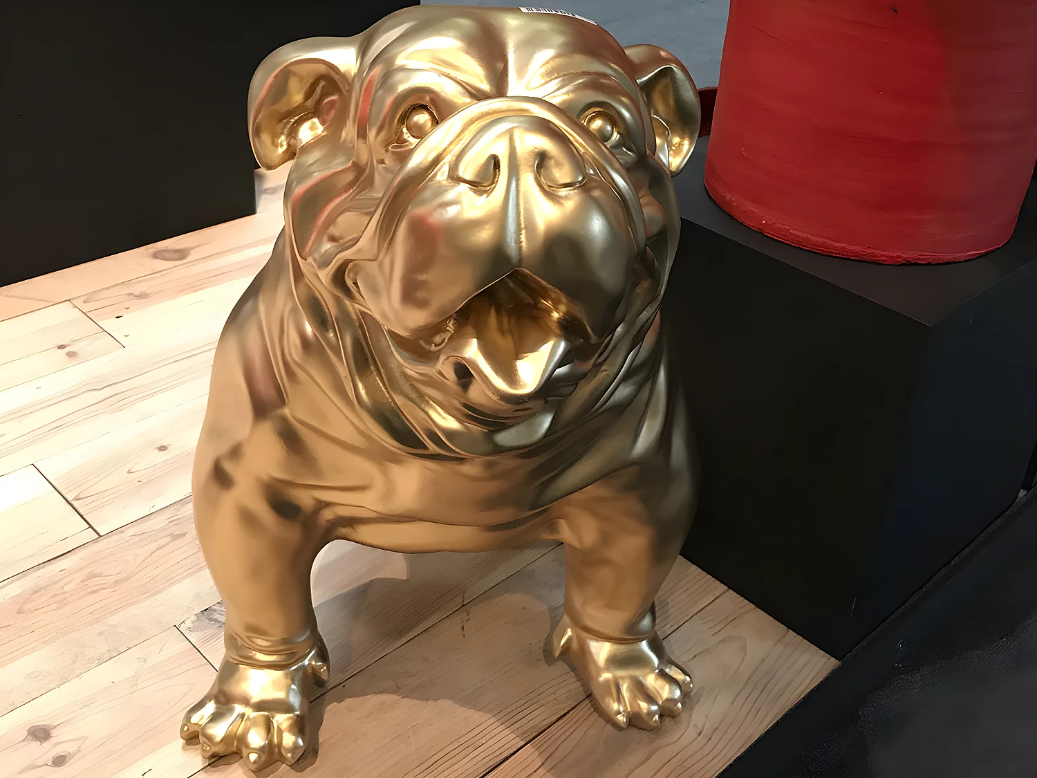 Bulldog USA Trash 28x58x43 cm Doré