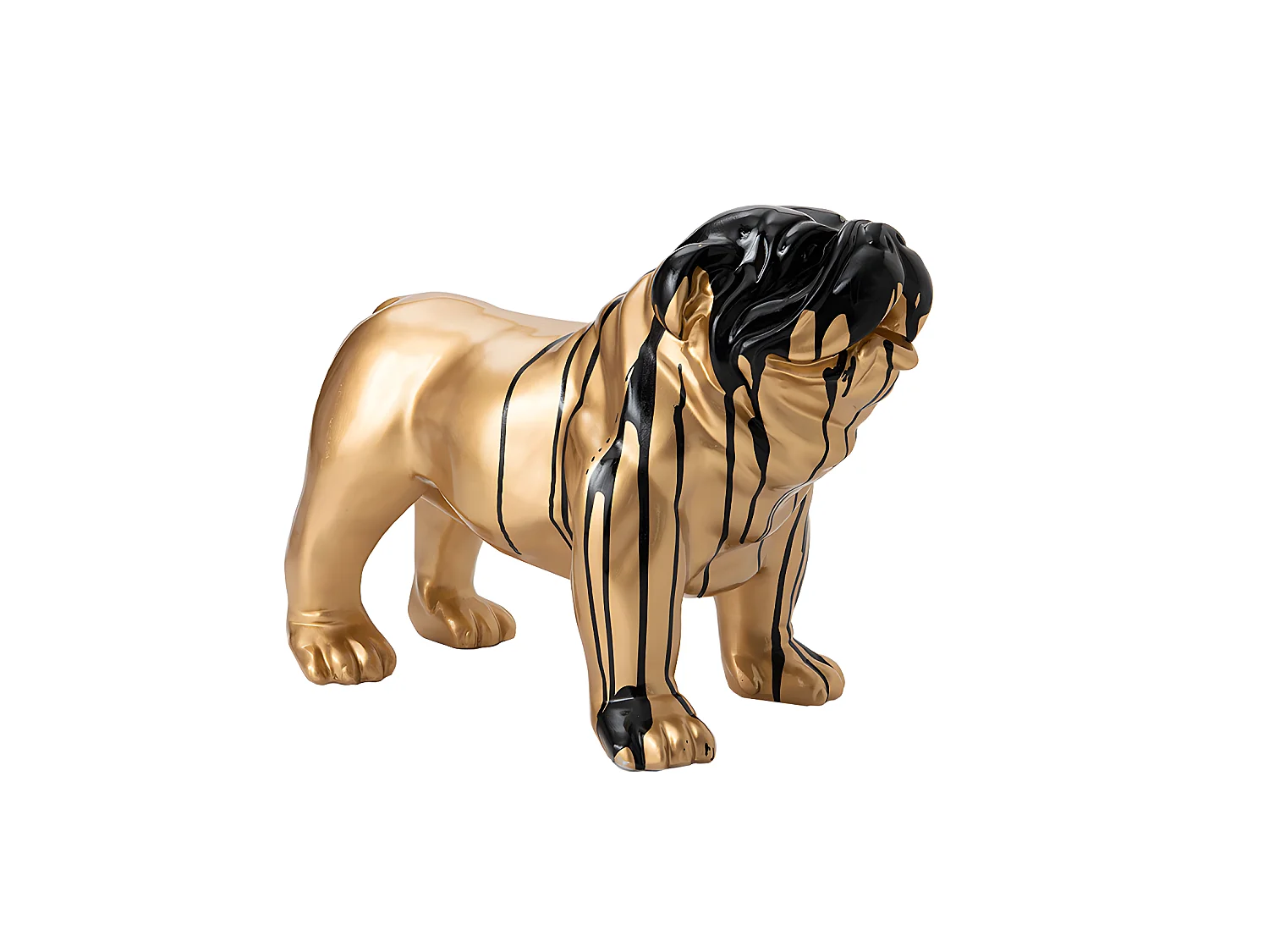 Bulldog USA Trash 28x58x43 cm Doré