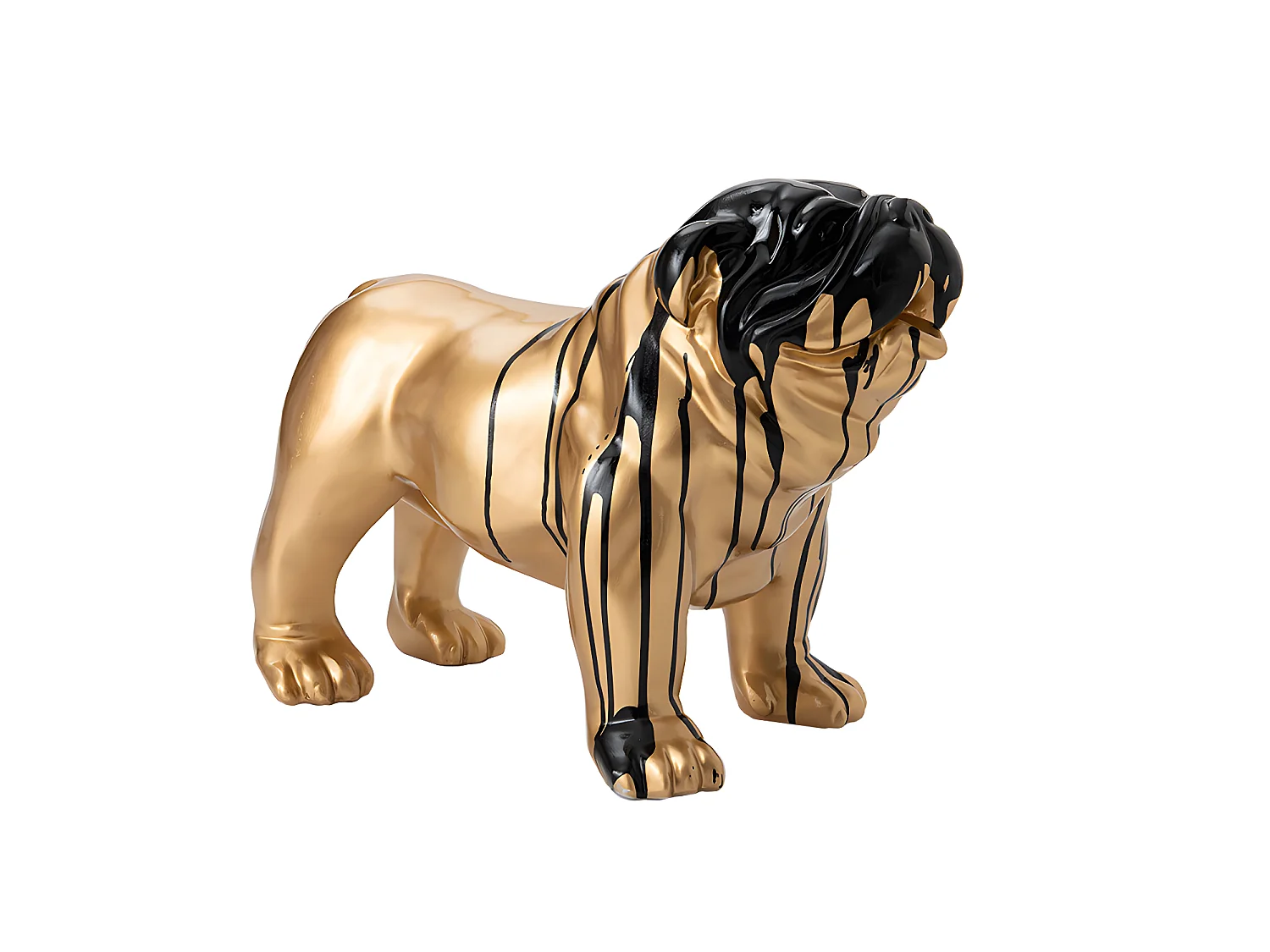 Bulldog USA Trash 28x58x43 cm Doré