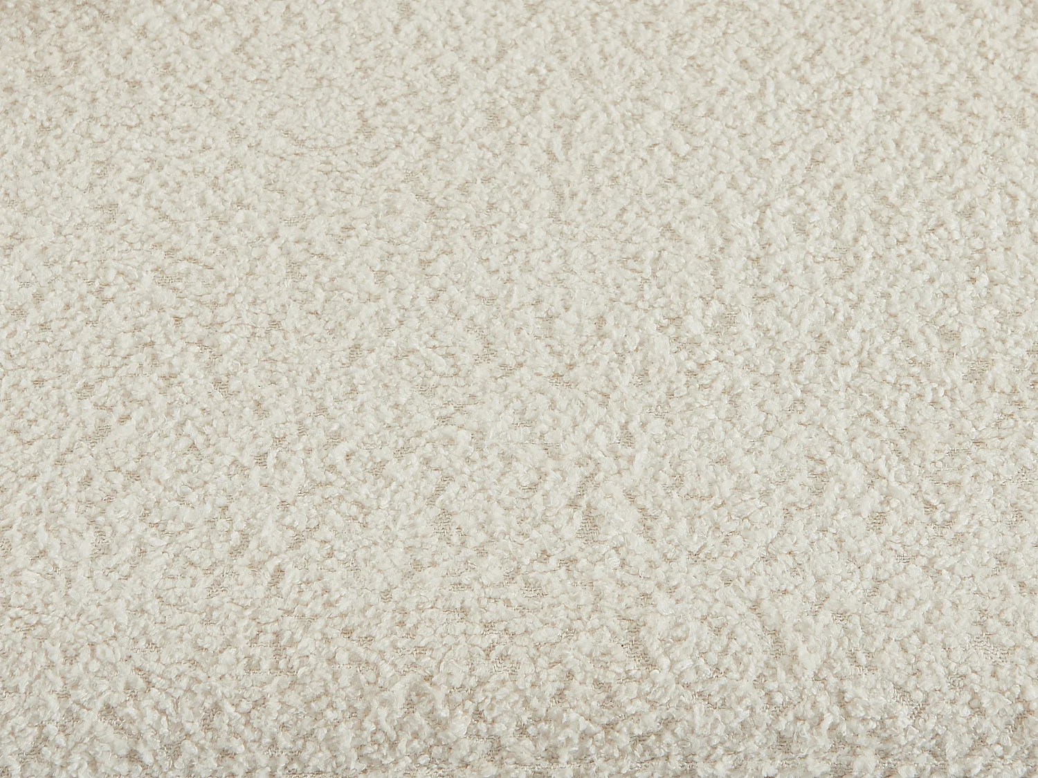 Set med 2 barstolar i krämvit bouclétyg och guldmetallALTINAM av Pascal MORABITO