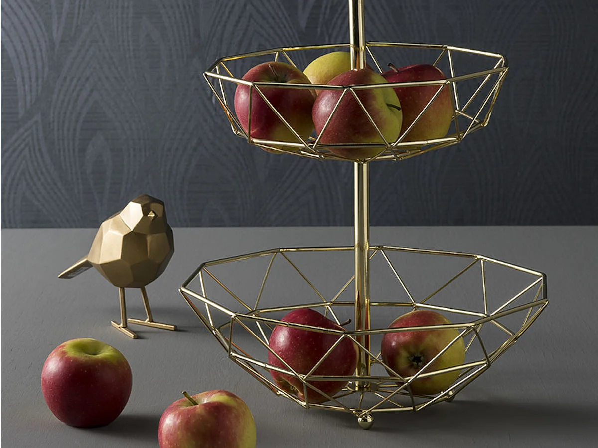 Pájaro de resina mate Origami 17cm