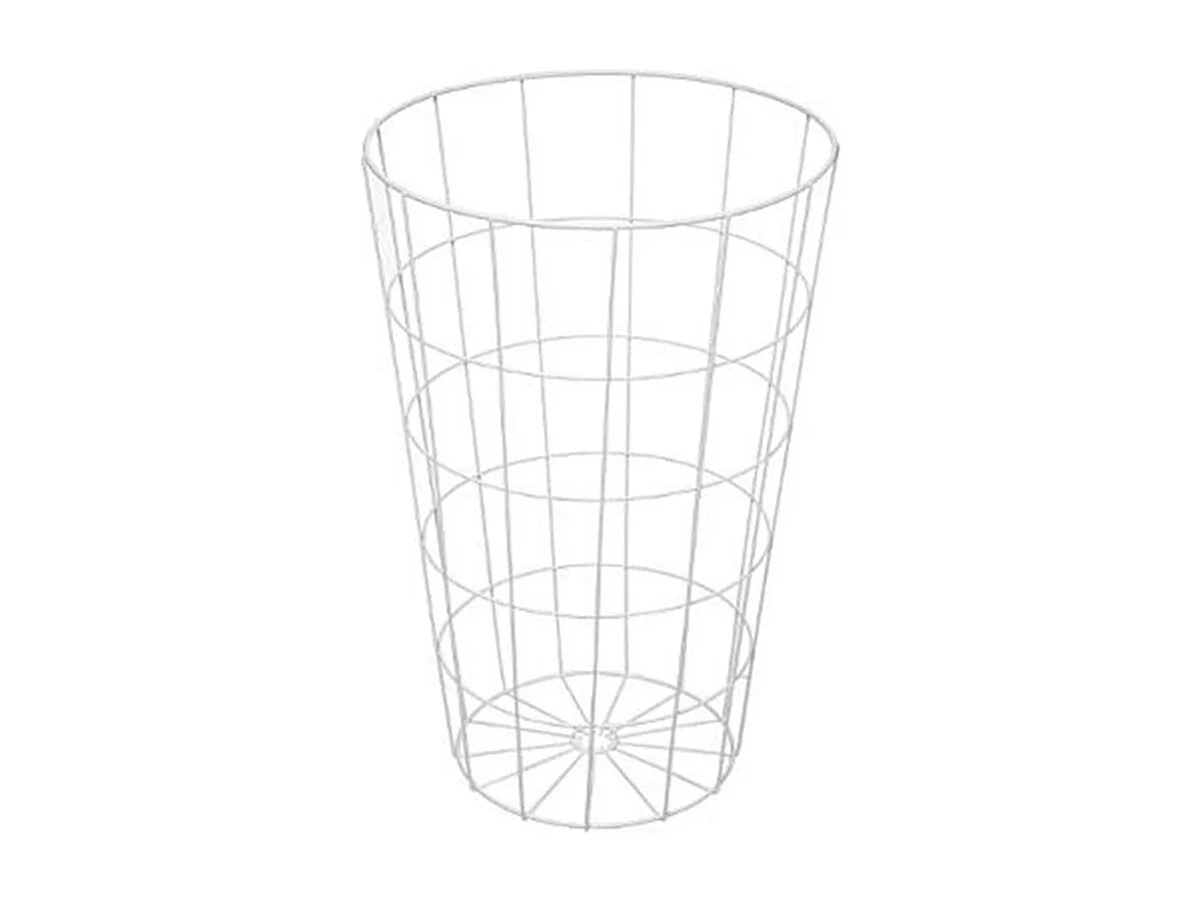 Panier à Linge Déco "Modern" 42L Blanc