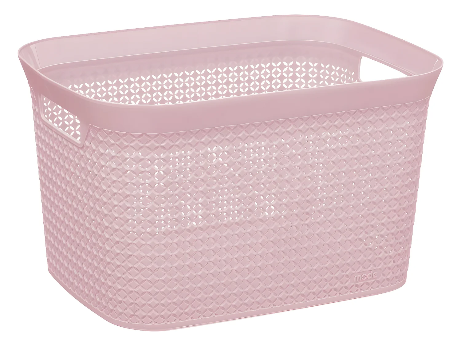 Panier de Rangement "Scandi" 25L Rose