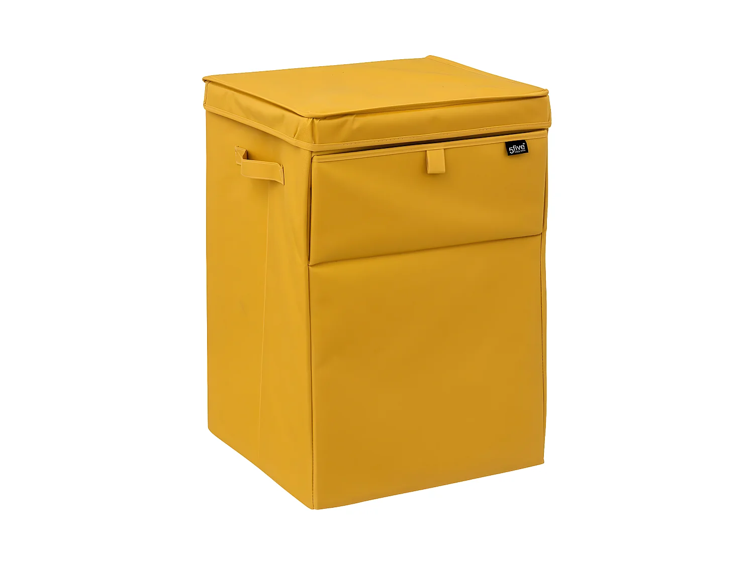 Panier à linge superposable 65L Jaune Moutarde 36 x 36 x 55 cm