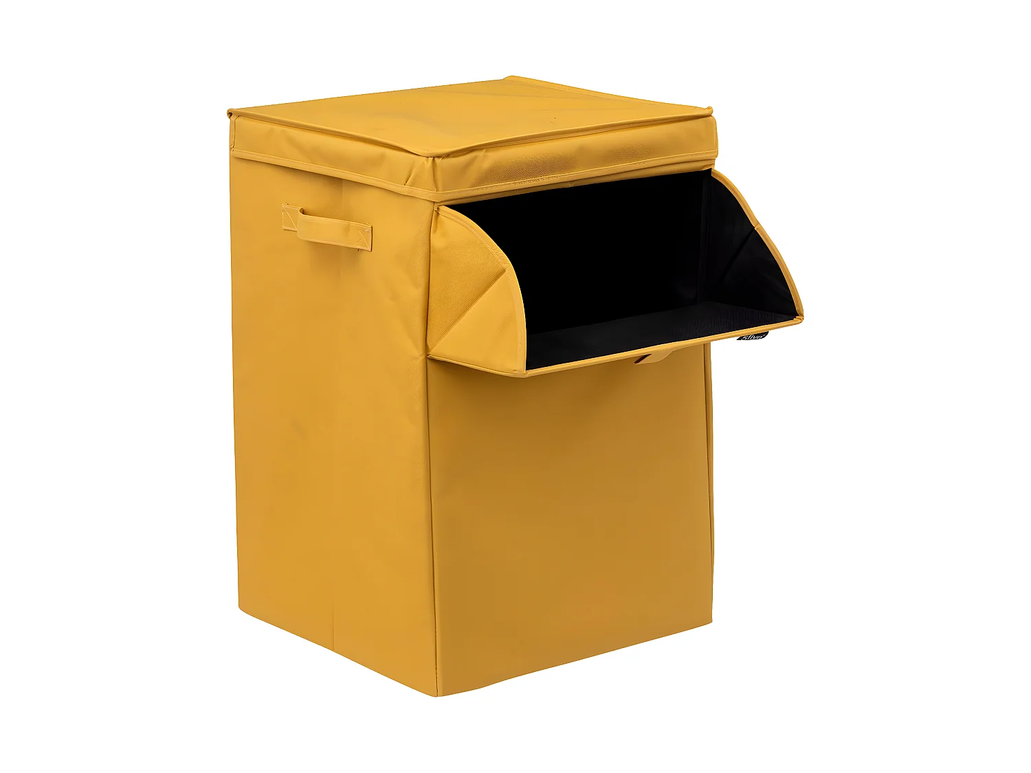 Panier à linge superposable 65L Jaune Moutarde 36 x 36 x 55 cm