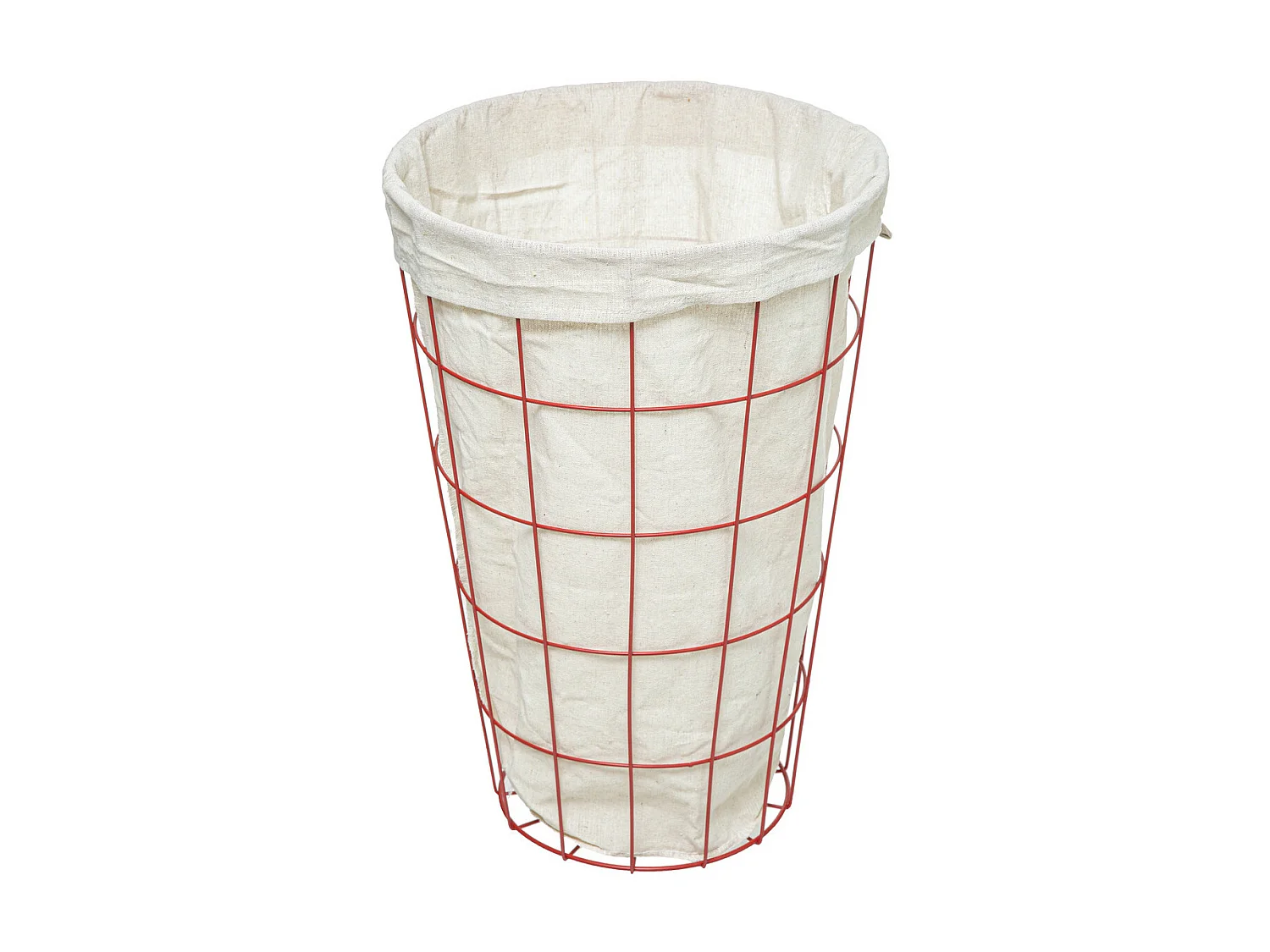 Panier à Linge Déco "Modern" 42L Rose