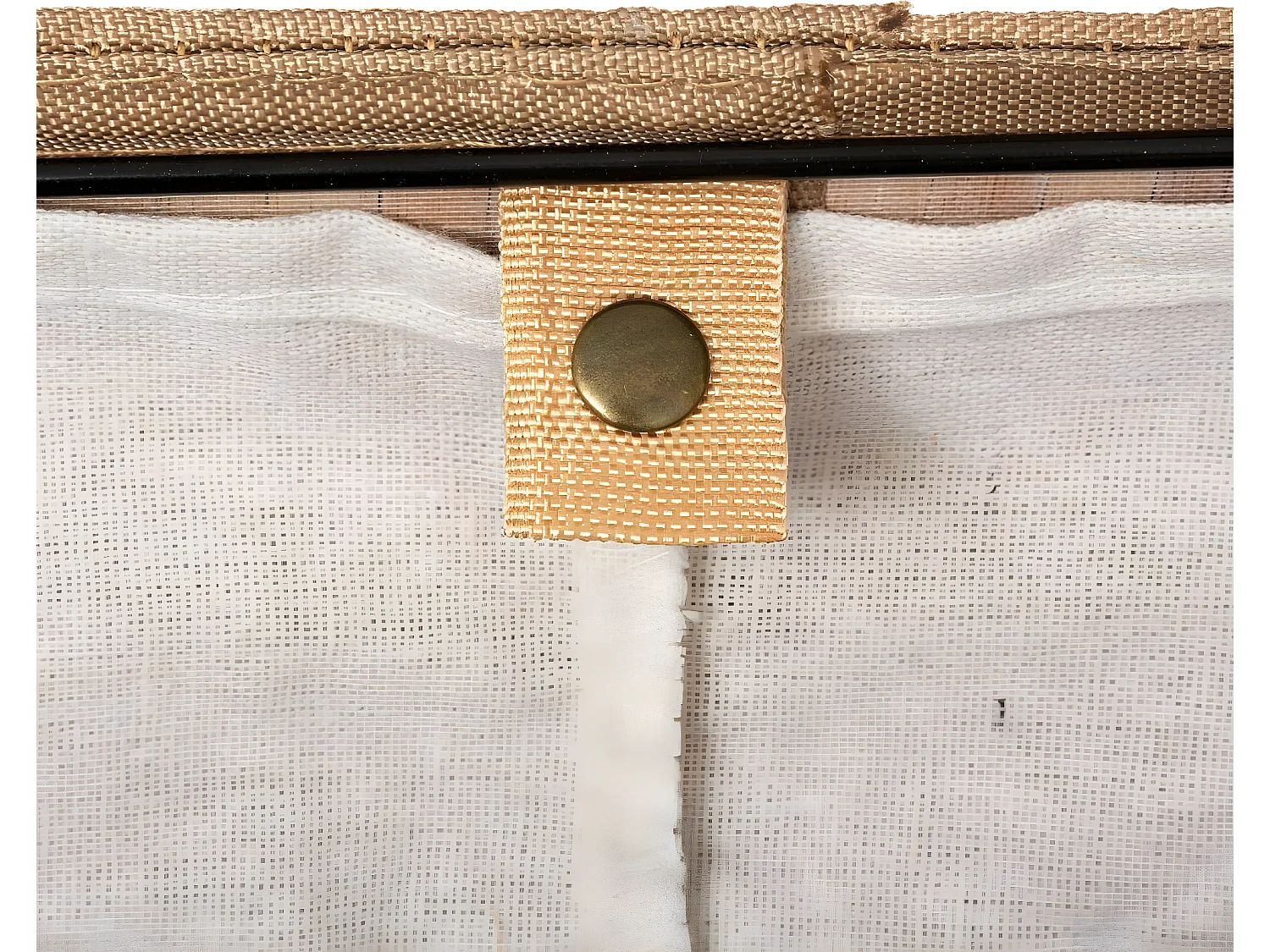 Cesto de lavandería de bambú 60L