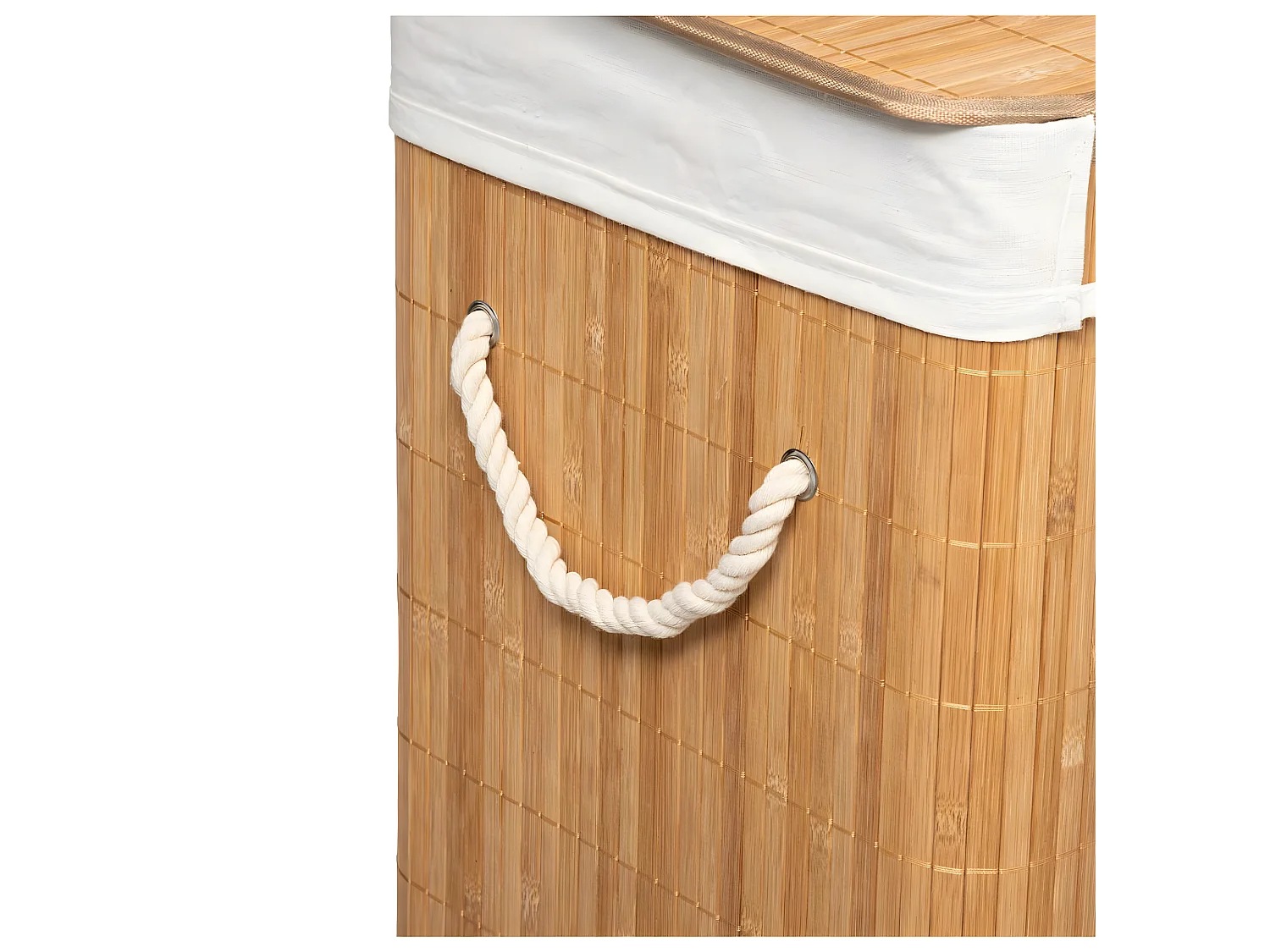 Panier à Linge en Bambou "Daze" 50cm Naturel