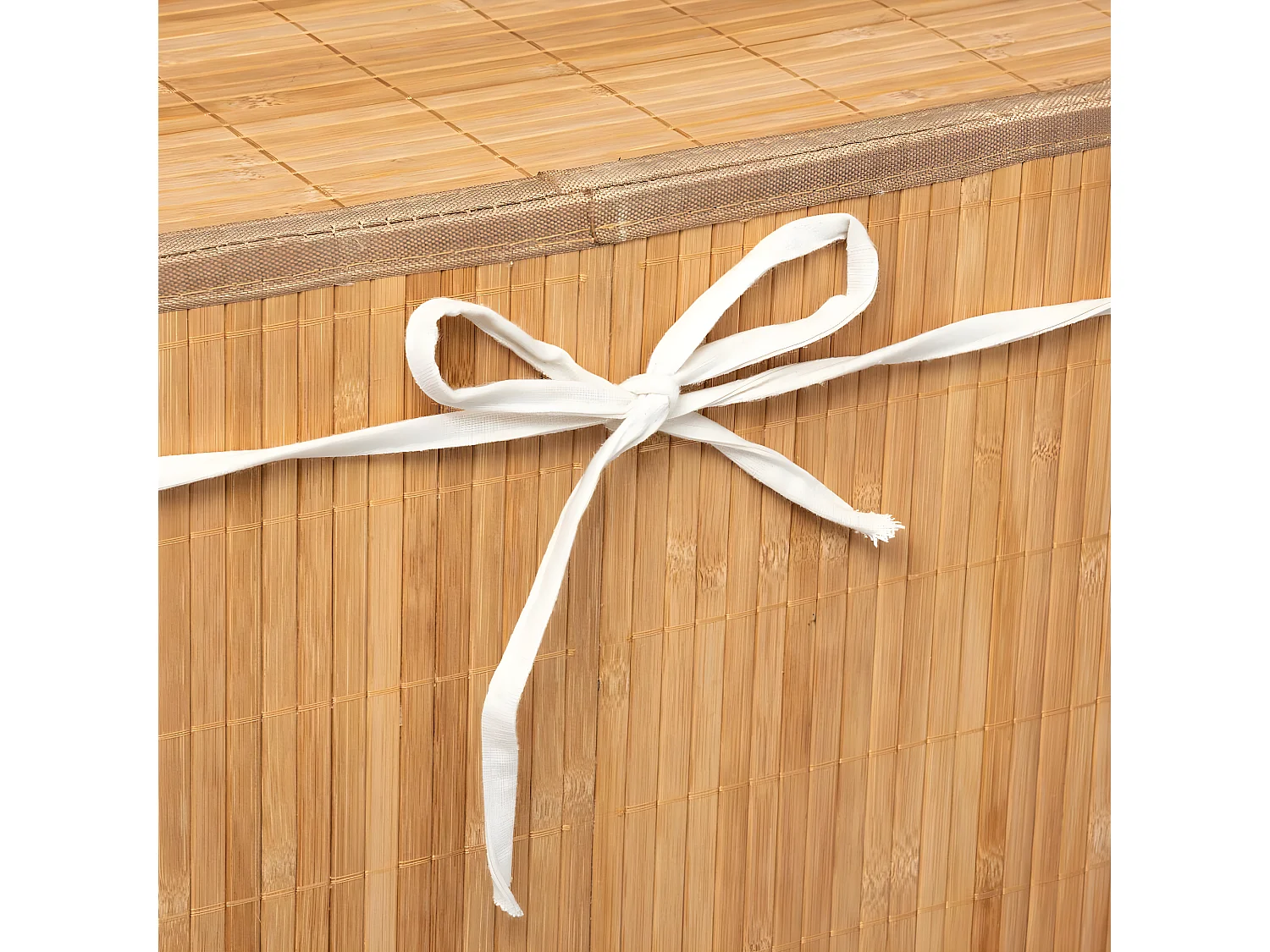 Panier à Linge en Bambou "Daze" 50cm Naturel