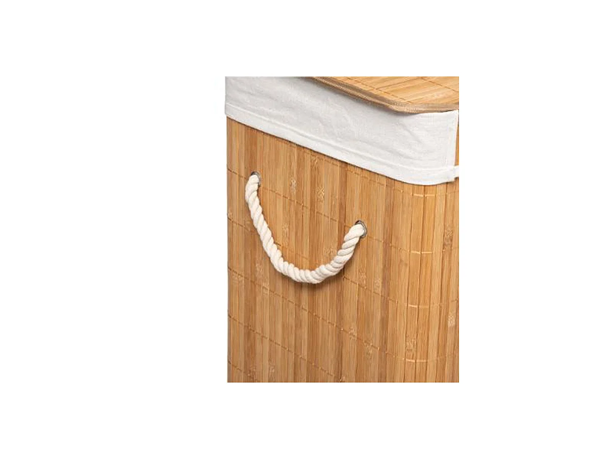Panier à Linge en Bambou "Daze" 50cm Naturel