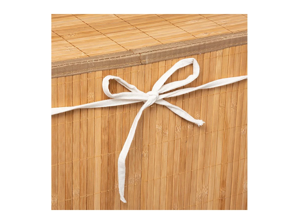 Panier à Linge en Bambou "Daze" 50cm Naturel