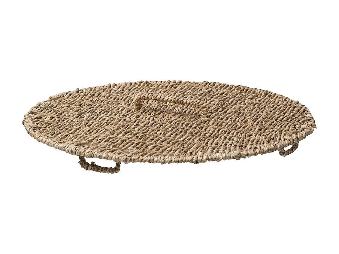 Panier à Linge Rond "Seagrass" 52cm Naturel