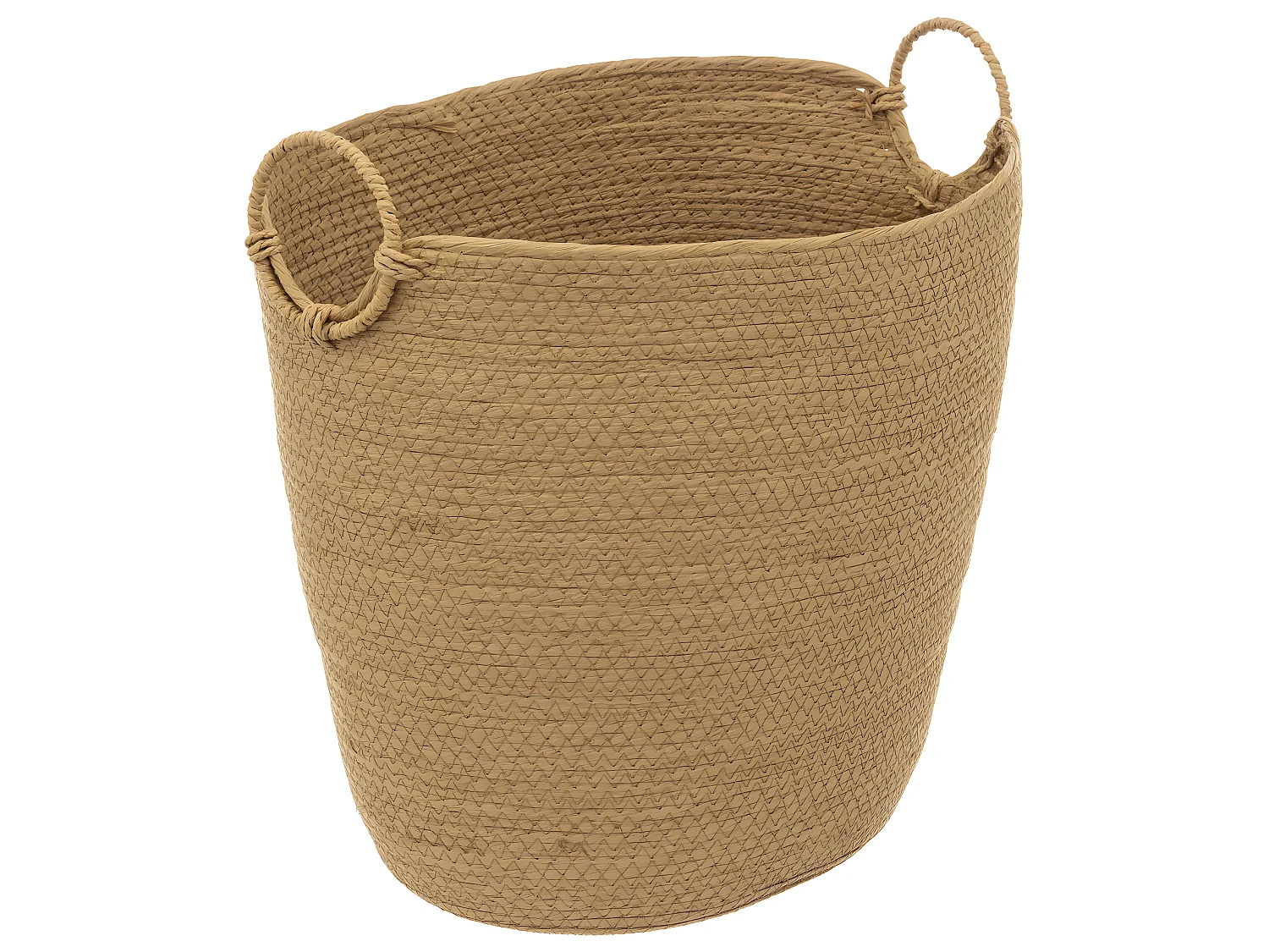 Panier à Linge avec Poignées "Solar" 44cm Naturel