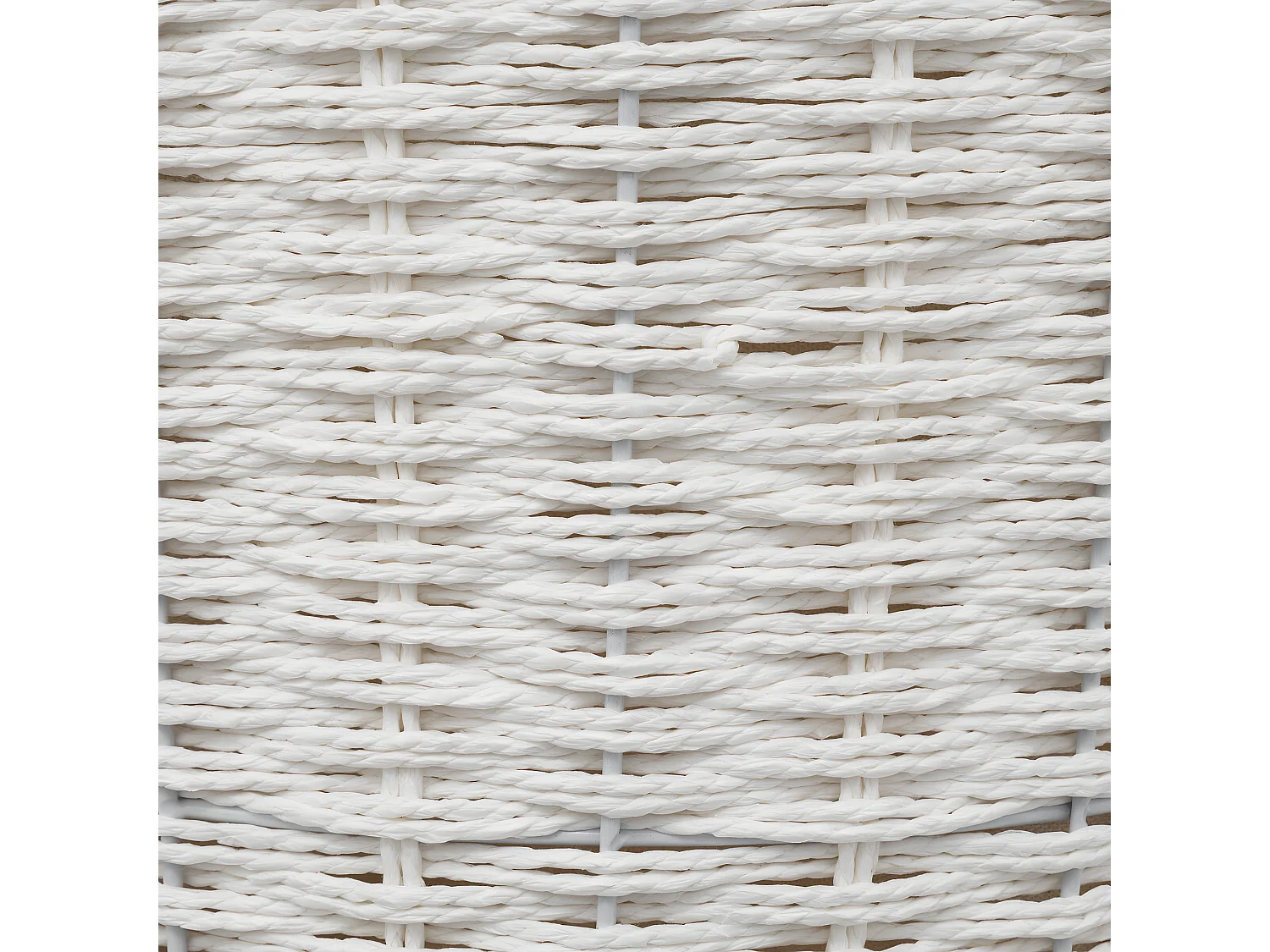 Panier à Linge Rond "Costa" 40L Blanc