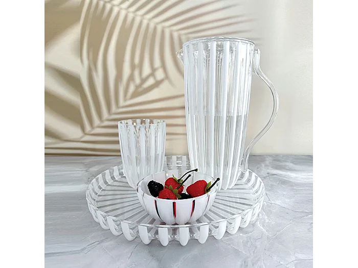 Pichet avec couvercle Guzzini Dolcevita nacre