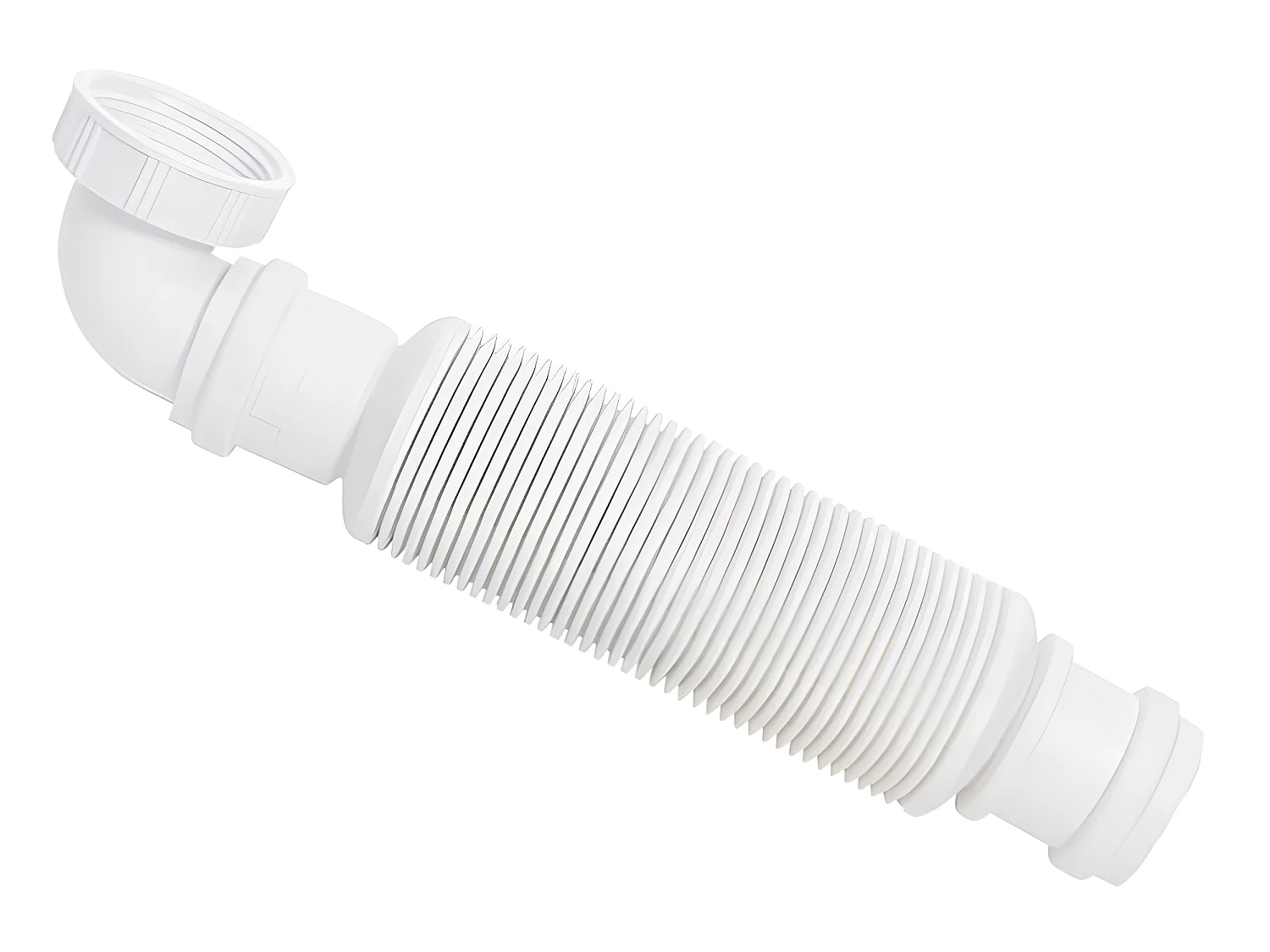 Sifón Lavabo Blanco Ahorro De Espacio Flexible 5/4