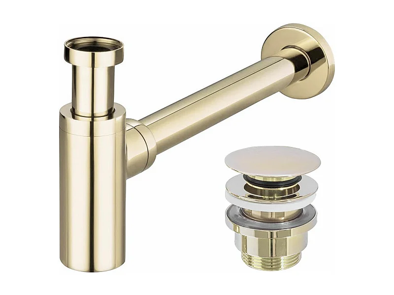 Syphon Wastafelsifon Klik-Klak Universeel Rea Gold