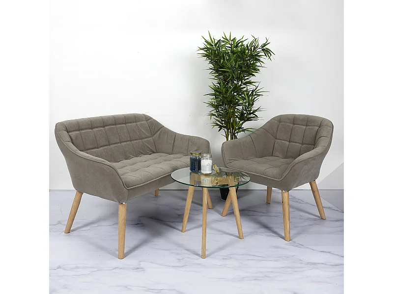 Canape Magnus Taupe Marron