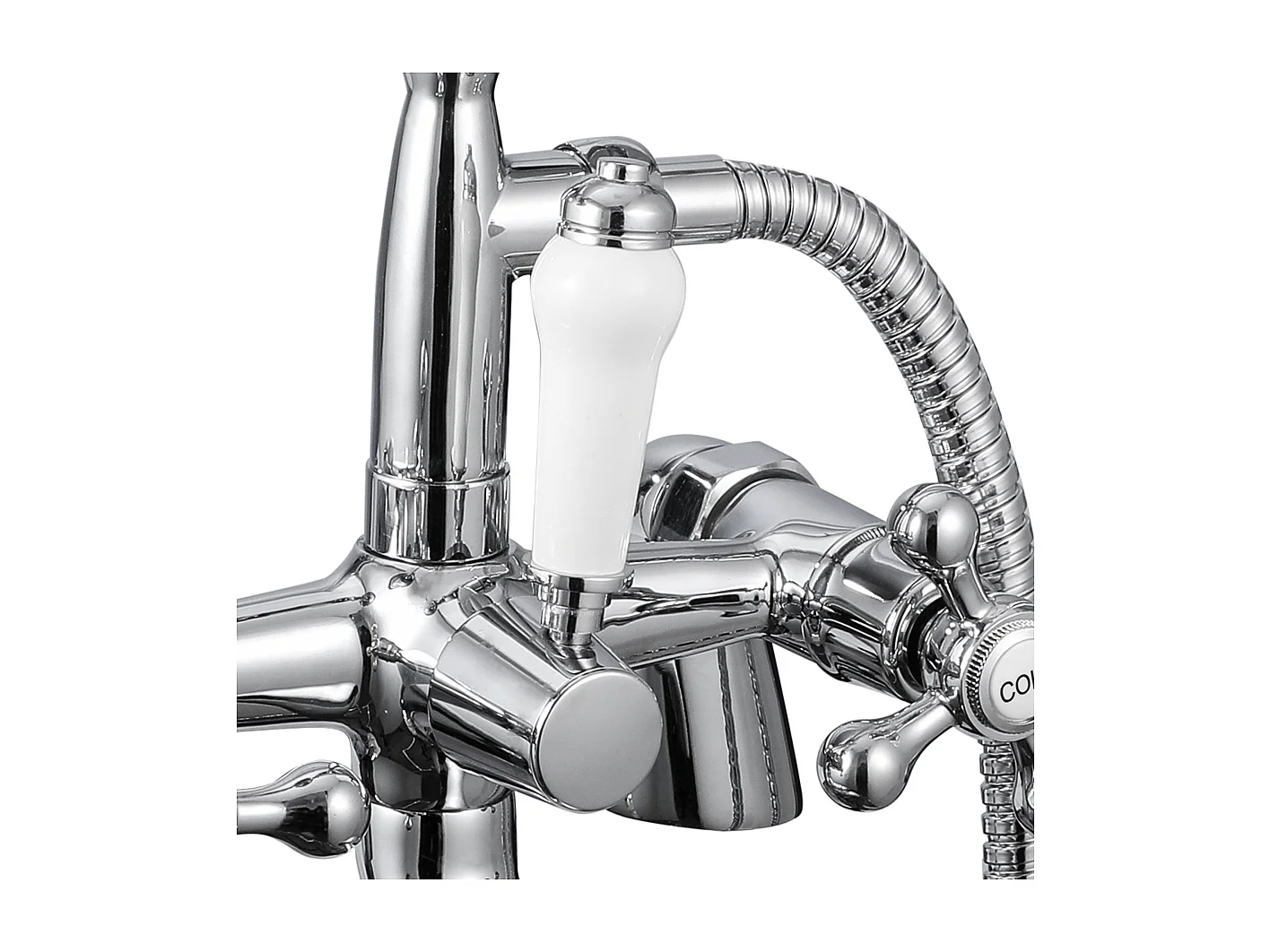 Robinet mélangeur baignoire rétro sur plage VICTORIA