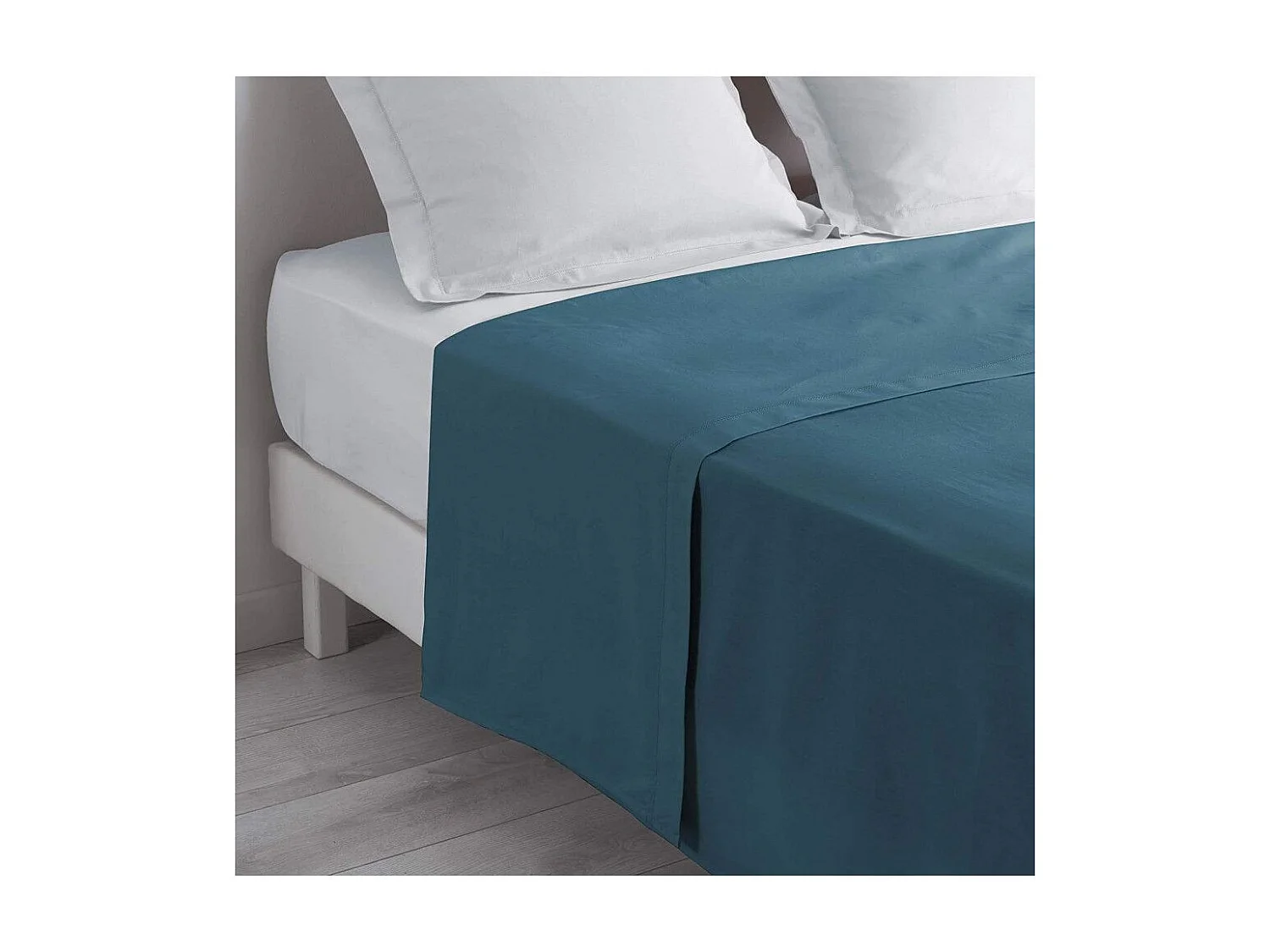 Drap Plat "Lina" 180x290cm Bleu Nuit