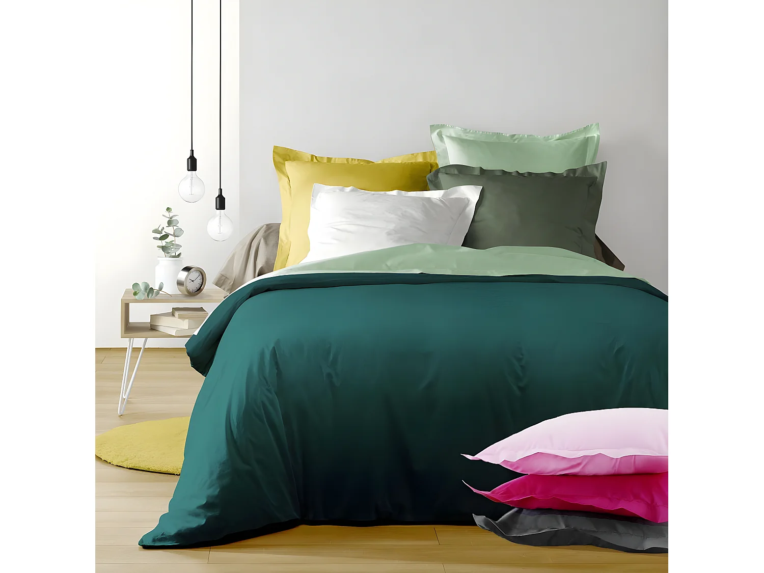 Drap Plat "Lina" 180x290cm Gris