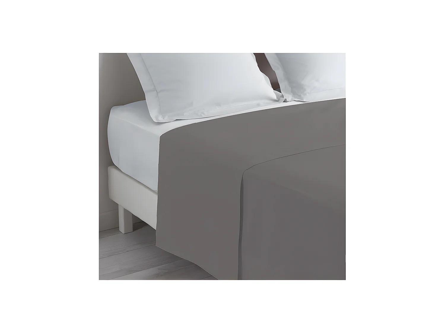 Drap Plat "Lina" 180x290cm Gris