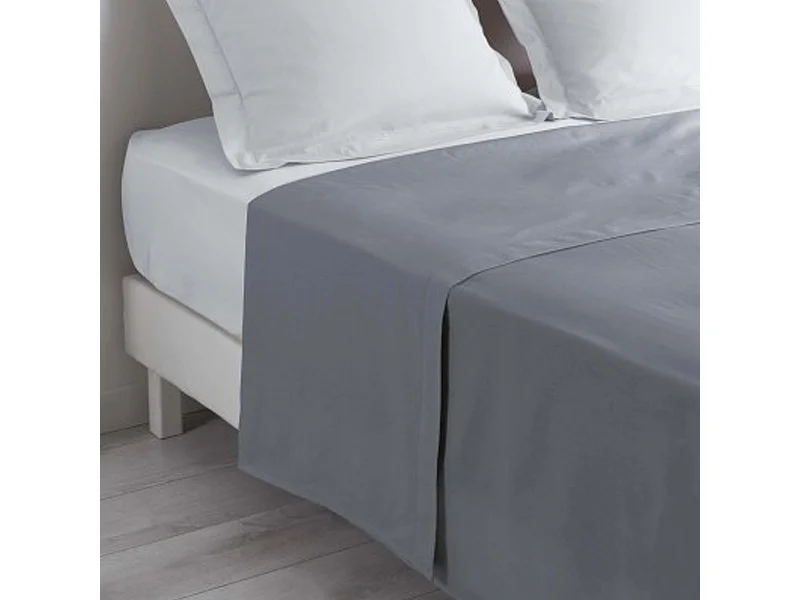 Drap Plat "Lina" 180x290cm Gris