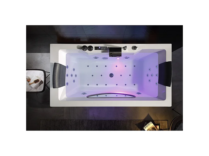 Baignoire balneo Riviera CONCEPT ARCHIPEL® 180x90