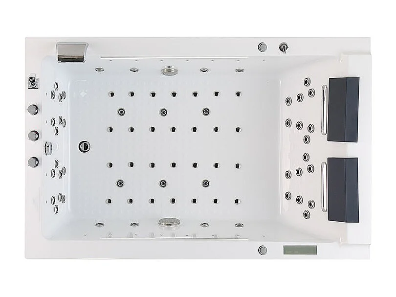 BAIGNOIRE BALNEO LORD DUO BLANC 2 PLACES ARCHIPEL® 185X120 - GAUCHE