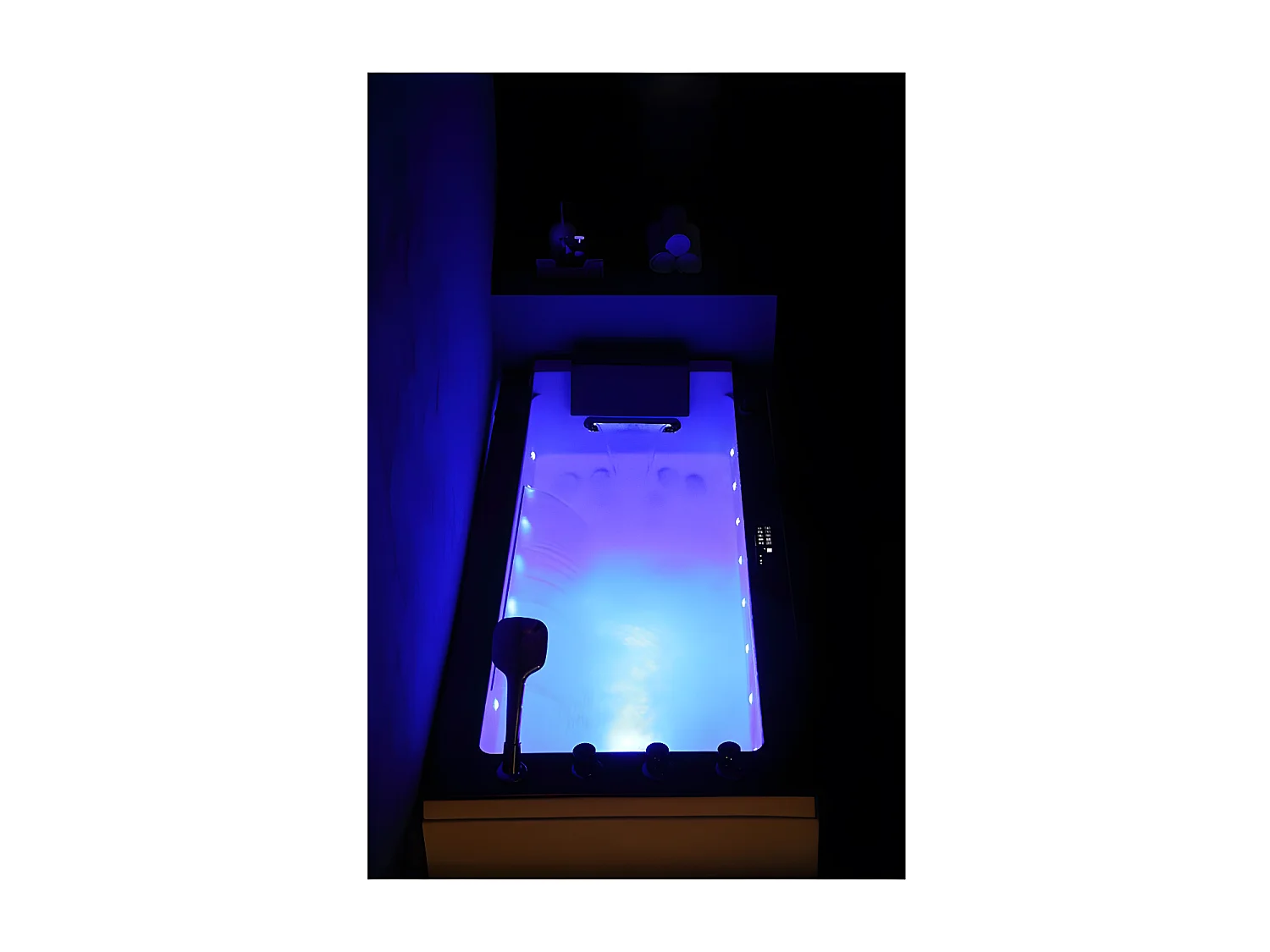 Baignoire balneo Lord Solo1 place ZELAND® 170x75 - GAUCHE