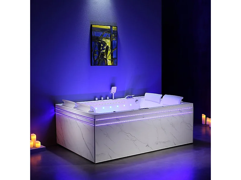 Baignoire balnéo thérapeutique Archipel® ALTESS DUO - 190*140 cm