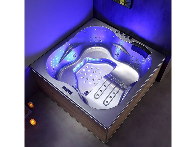 Baignoire Balnéo Archipel ELGA PRO - Perle 160