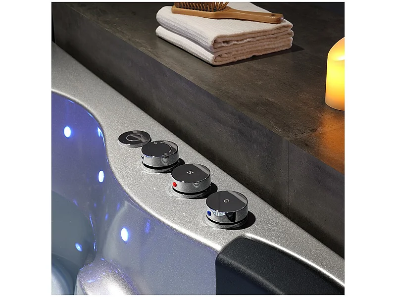 Baignoire Balnéo Archipel ELGA PRO - Perle 160