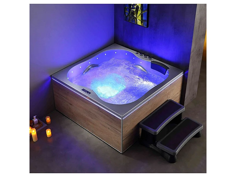 Baignoire Balnéo Archipel ELGA PRO - Perle 160