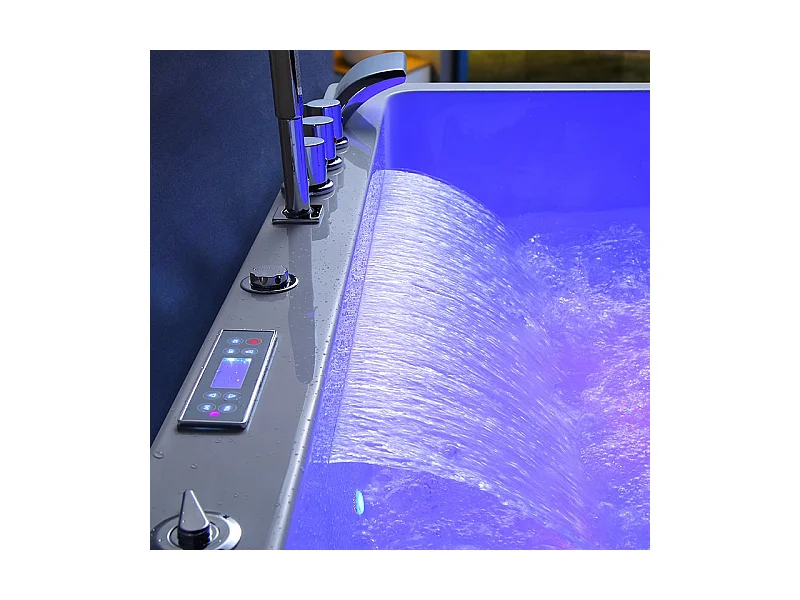 Baignoire balneo HAMILTON 160 droite ARCHIPEL® 160x75