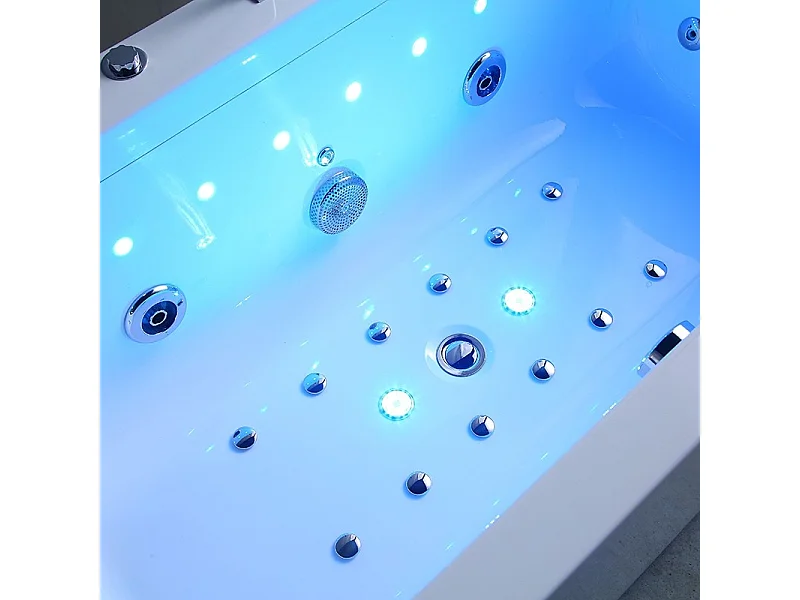 Baignoire balneo HAMILTON 160 droite ARCHIPEL® 160x75