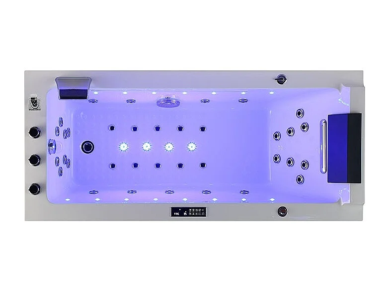 Baignoire balneo Lord Solo BLANC 1 place ARCHIPEL® 170x75 - GAUCHE