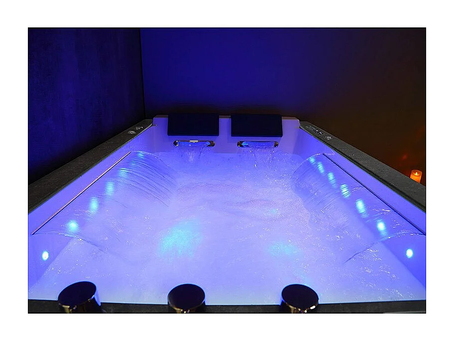 BAIGNOIRE BALNEO LORD DUO 2 PLACES ARCHIPEL® 185X120 - GAUCHE