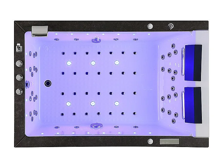 BAIGNOIRE BALNEO LORD DUO 2 PLACES ARCHIPEL® 185X120 - GAUCHE