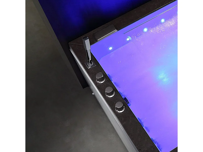 BAIGNOIRE BALNEO LORD DUO 2 PLACES ARCHIPEL® 185X120 - GAUCHE