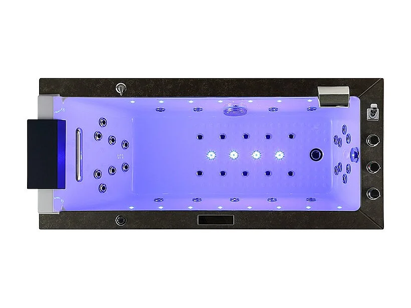 Baignoire balneo Lord Solo 1 place ZELAND® 170x75 - Droite