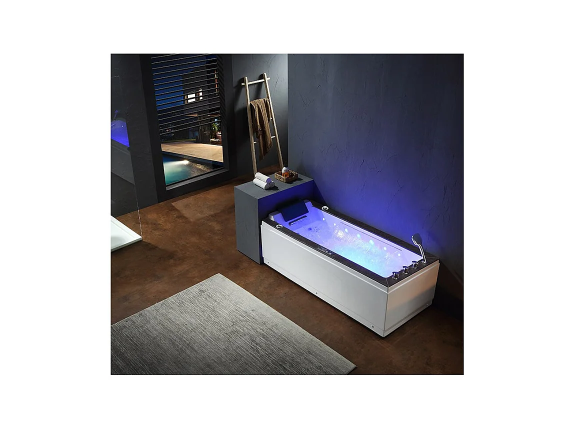 Baignoire balneo Lord Solo 1 place ZELAND® 170x75 - Droite