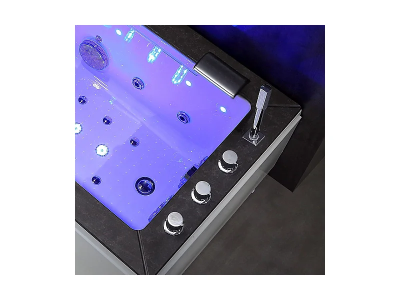 Baignoire balneo Lord Solo 1 place ZELAND® 170x75 - Droite