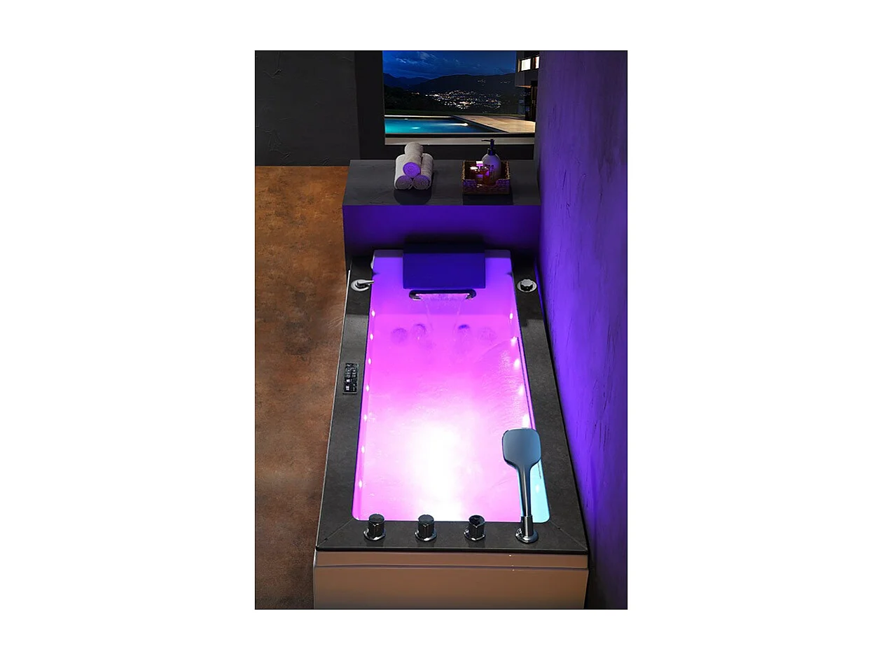 Baignoire balneo Lord Solo 1 place ZELAND® 170x75 - Droite