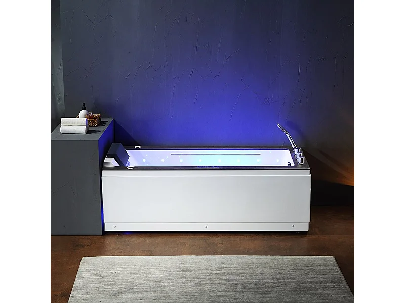 Baignoire balneo Lord Solo 1 place ZELAND® 170x75 - Droite