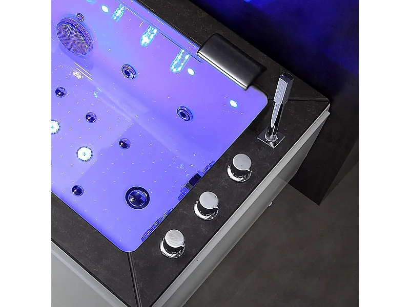 Baignoire balneo Lord Solo 1 place ZELAND® 170x75 - Droite