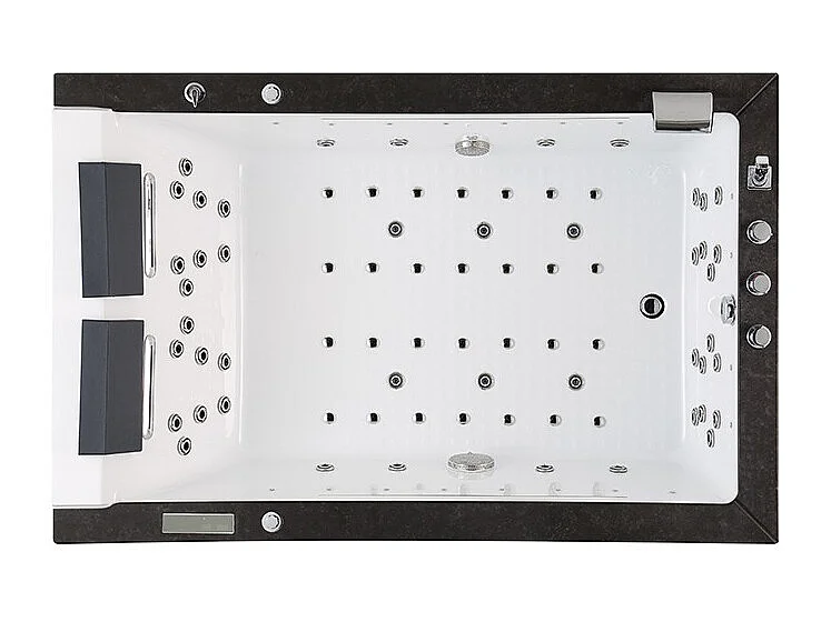 BAIGNOIRE BALNEO LORD DUO 2 PLACES ARCHIPEL® 185X120 - DROITE