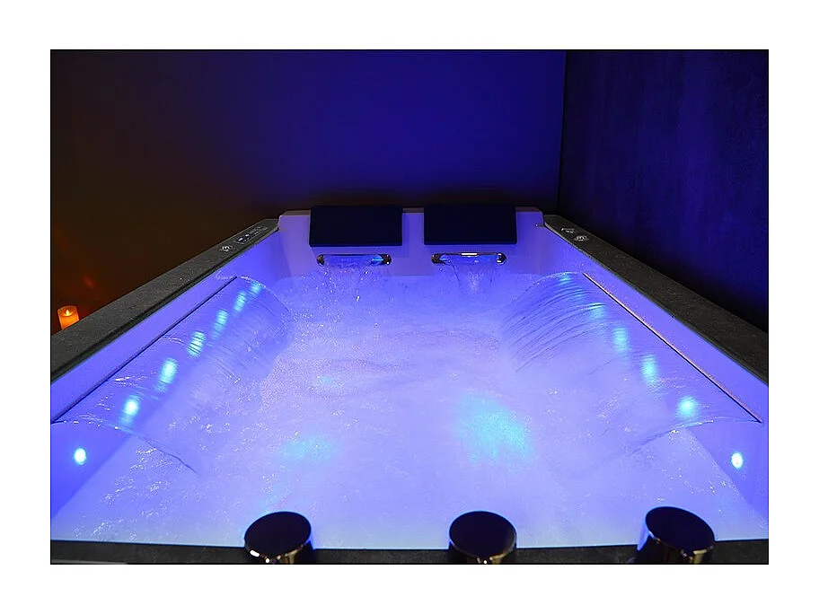 BAIGNOIRE BALNEO LORD DUO 2 PLACES ARCHIPEL® 185X120 - DROITE