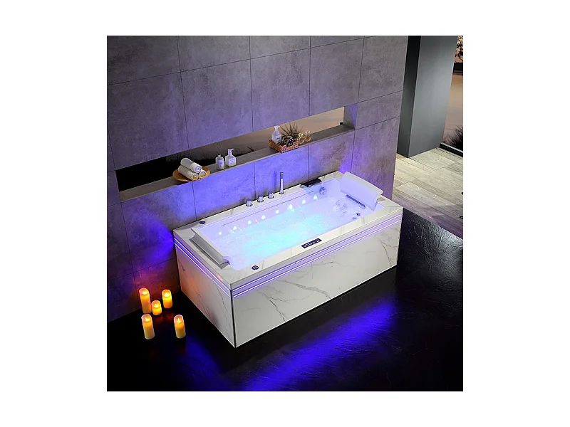 Baignoire balnéo thérapeutique Archipel® ALTESS 180 - 180*90 cm