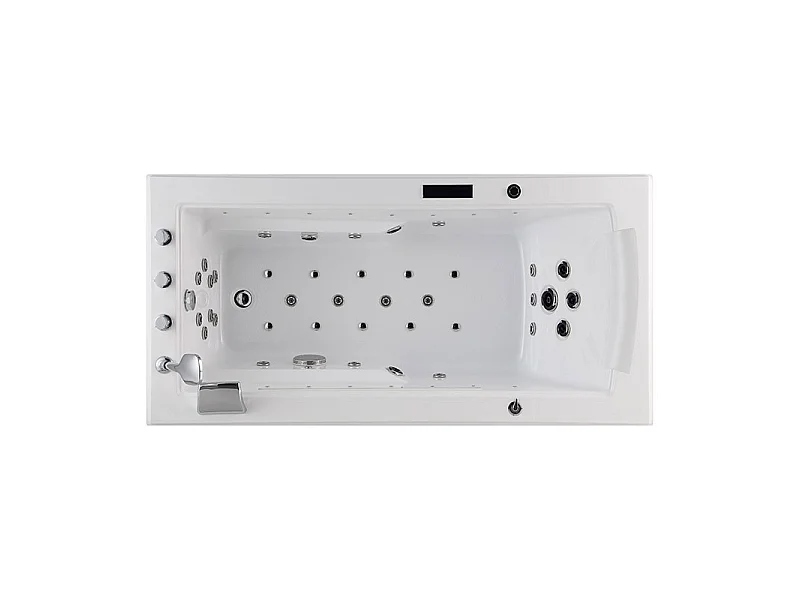 Baignoire balneo LORD SOLO MAX BLANC 1 place ARCHIPEL® 180X90 - GAUCHE